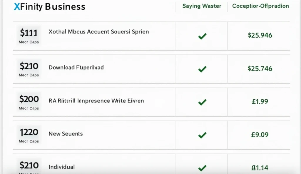 Xfinity Business Cost